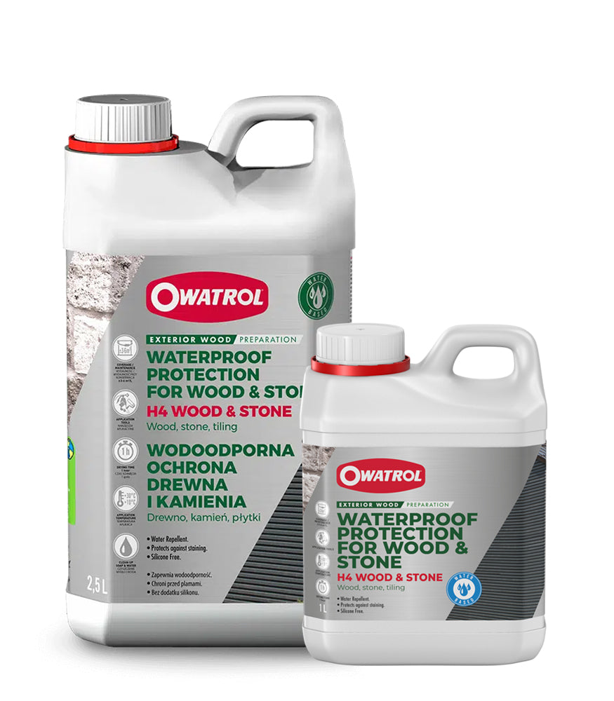 Owatrol H4 Wood and Stone Colourless Waterproofing