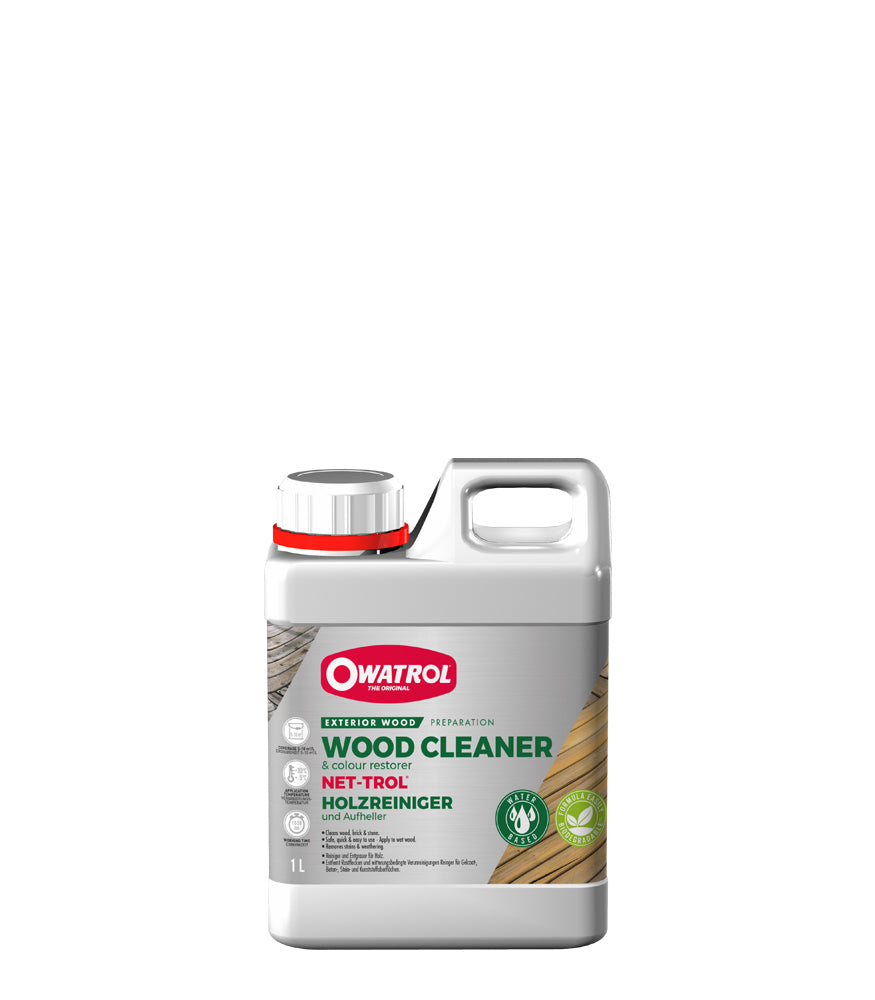 Owatrol Net-Trol Wood Cleaner and Colour Restorer - 1 Litre
