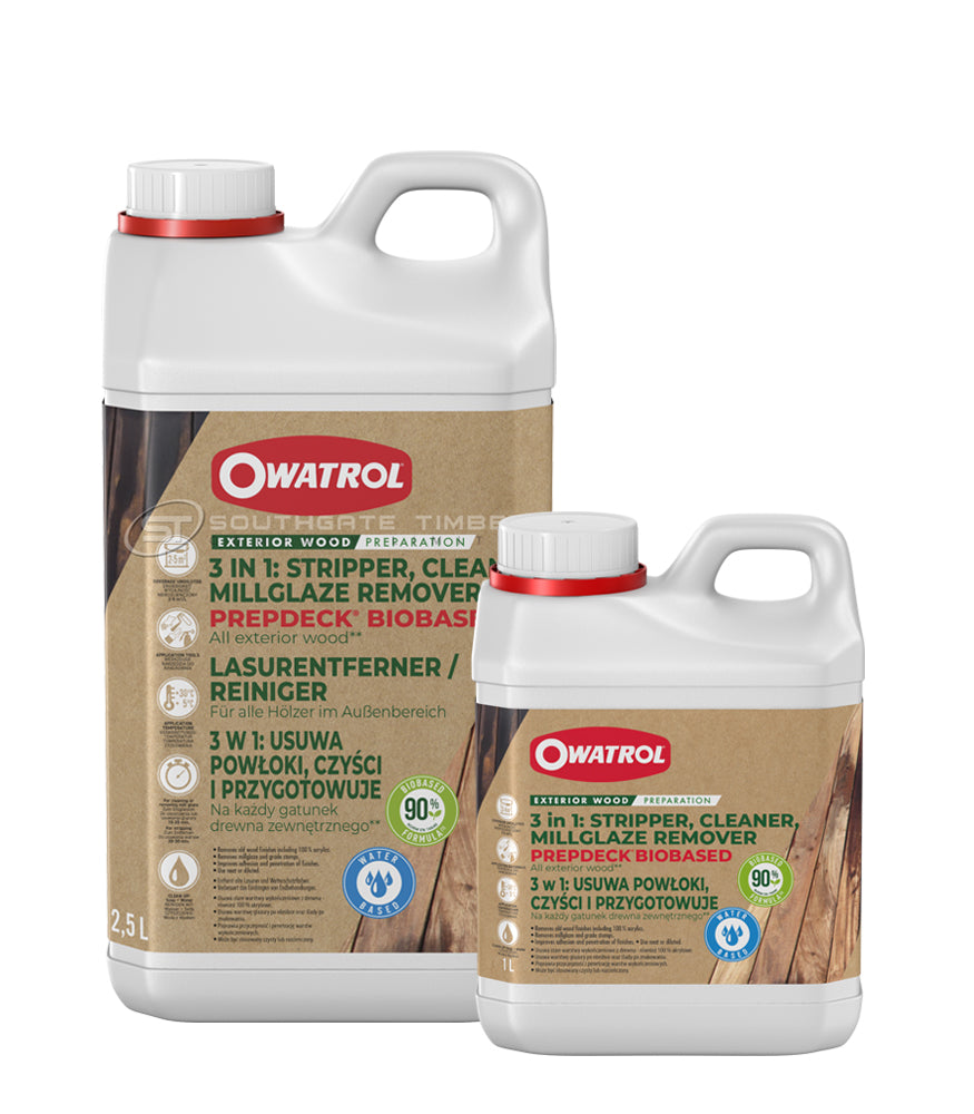 Owatrol Prepdeck 3 in 1 Bio-Based Decking Cleaner – Next Day Paint