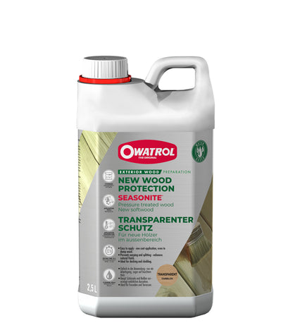 Owatrol Seasonite Clear New Wood Protection - 2.5 Litre