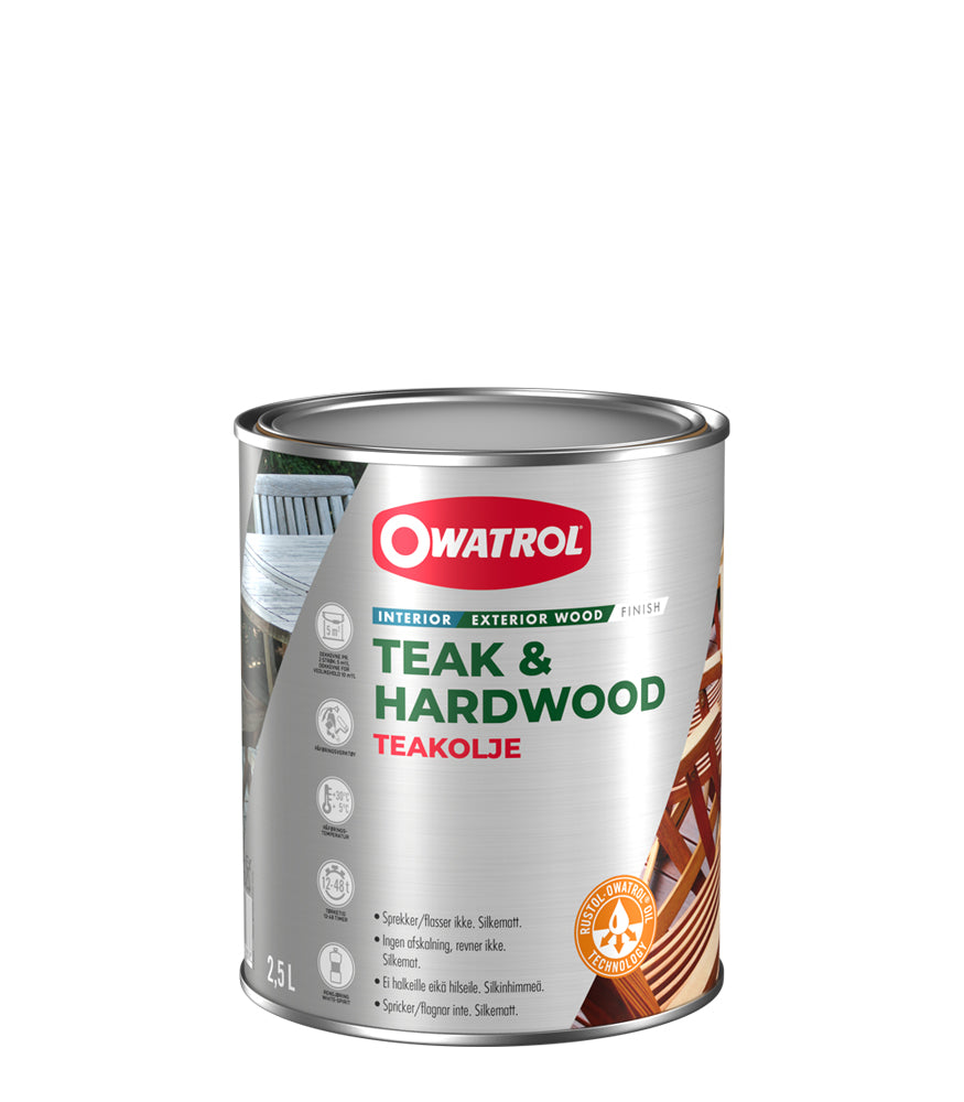 Owatrol Teak Olje Teak Oil for Garden Furniture - 2.5 Litre