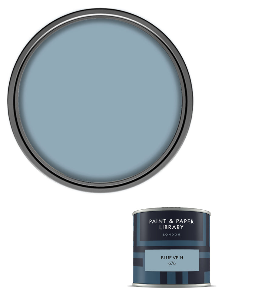 Paint & Paper Library Sample Pot 125ml - Blue Vein 676