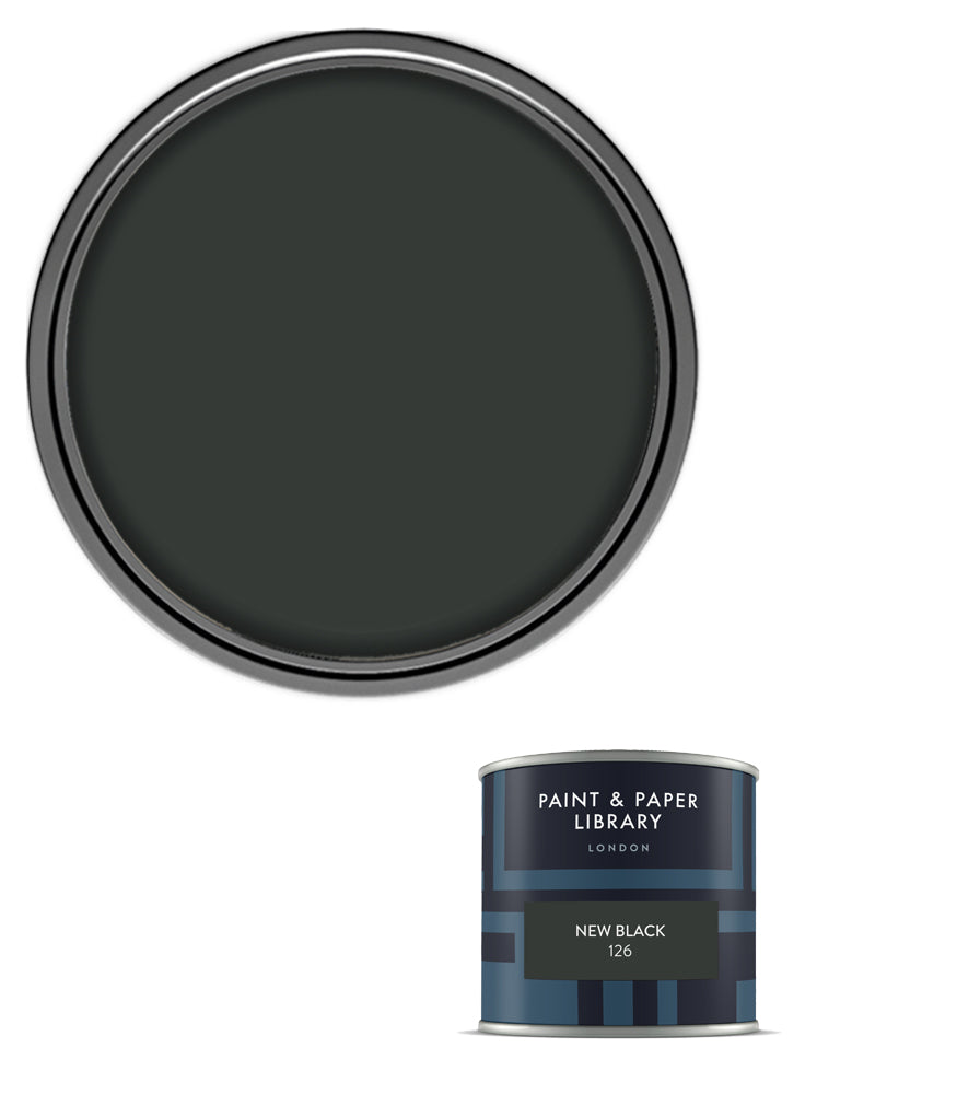 Paint & Paper Library Sample Pot 125ml - New Black 126