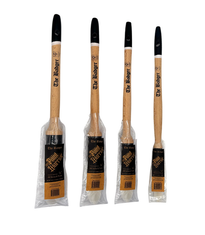 Paint Warrior Badger Round Sash Paint Brush