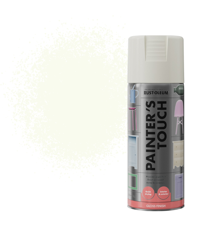 Rust-Oleum Painter’s Touch Spray Paint 400ml Gloss - Antique White