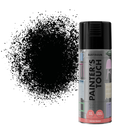 Rust-Oleum Painter’s Touch Spray Paint 400ml Gloss - Black