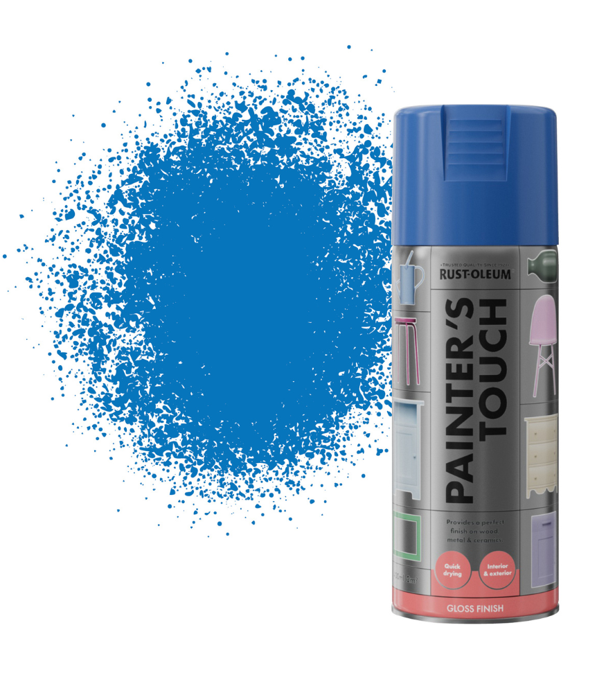 Rust-Oleum Painter’s Touch Spray Paint 400ml Gloss - Brilliant Blue