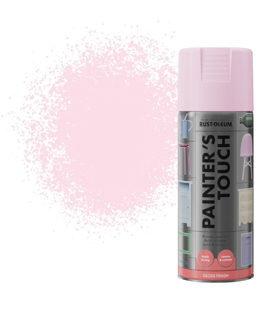 Rust-Oleum Painter’s Touch Spray Paint 400ml Gloss - Candy Pink