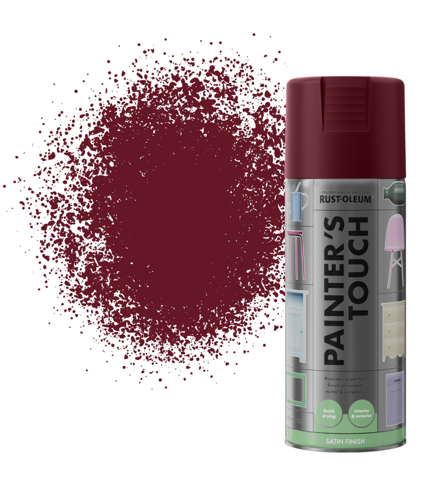 Rust-Oleum Painter’s Touch Spray Paint 400ml Satin - Claret Wine