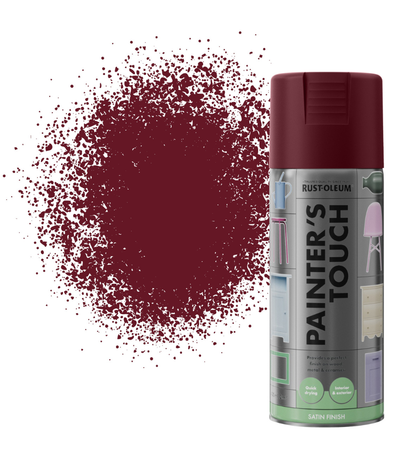 Rust-Oleum Painter’s Touch Spray Paint 400ml Satin - Claret Wine