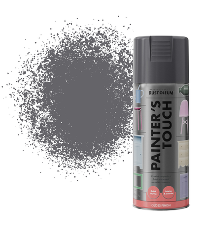 Rust-Oleum Painter’s Touch Spray Paint 400ml Gloss - Dark Grey