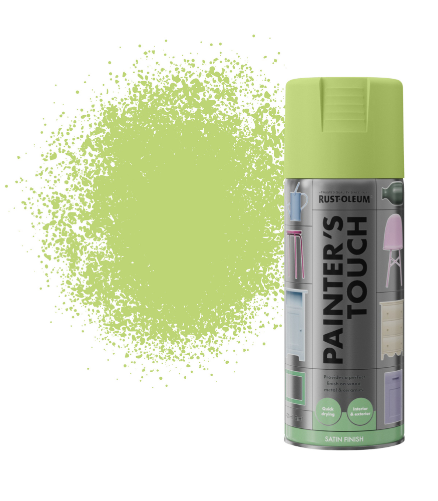 Rust-Oleum Painter’s Touch Spray Paint 400ml Satin - Green Apple