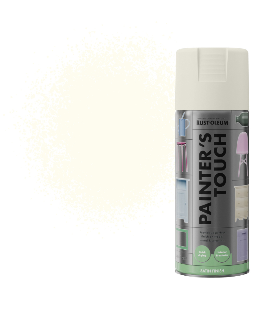 Rust-Oleum Painter’s Touch Spray Paint 400ml Satin - Heirloom White
