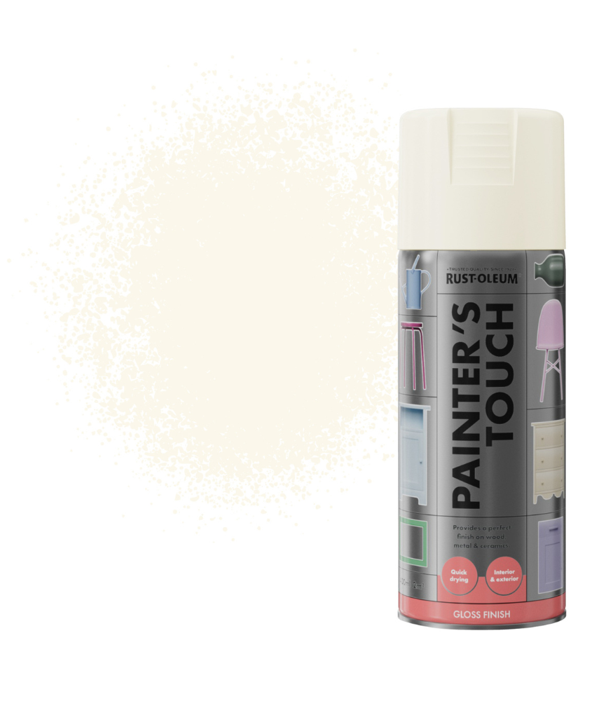 Rust-Oleum Painter’s Touch Spray Paint 400ml Gloss - Ivory Bisque