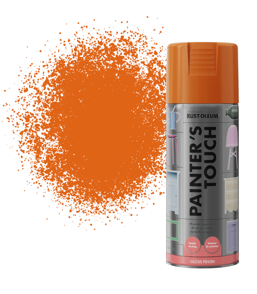 Rust-Oleum Painter’s Touch Spray Paint 400ml Gloss - Real Orange