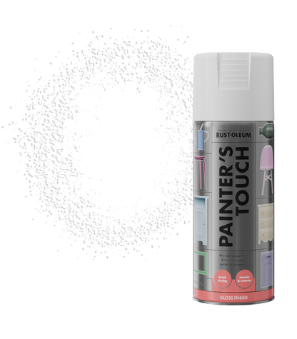 Rust-Oleum Painter’s Touch Spray Paint 400ml Gloss - White