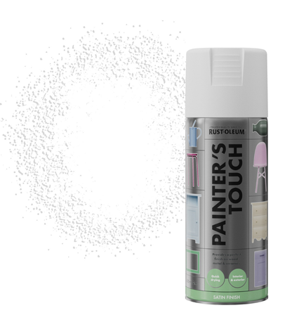 Rust-Oleum Painter’s Touch Spray Paint 400ml Satin - White