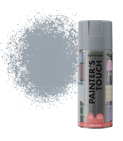 Rust-Oleum Painter’s Touch Spray Paint 400ml Gloss - Winter Grey