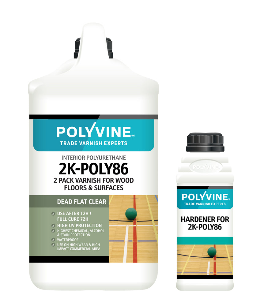 Polyvine - 2K POLY86 Kit - Dead Flat - 4.4L