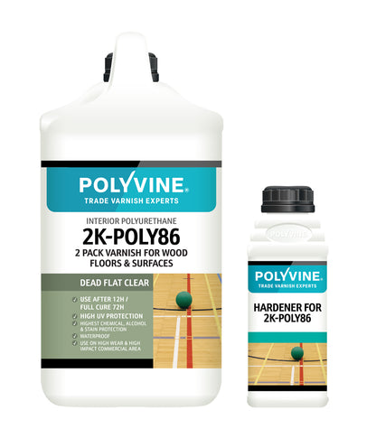 Polyvine - 2K POLY86 Kit - Dead Flat - 4.4L