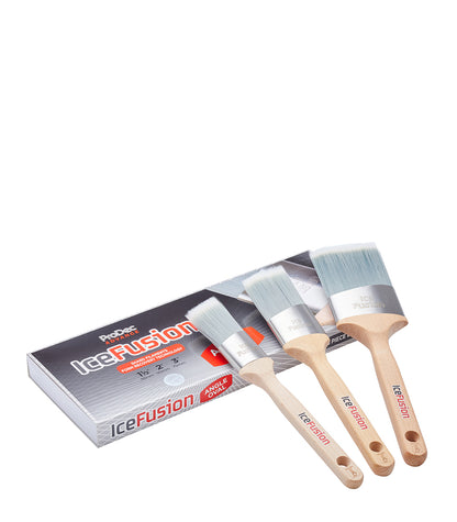 ProDec Ice Fusion Angled Oval Synthetic 3 Pack Brush Set