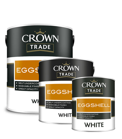 Crown Trade Eggshell - White