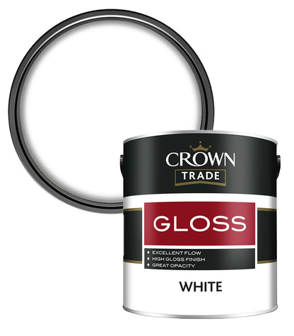 Crown Trade Gloss - White - 2.5L