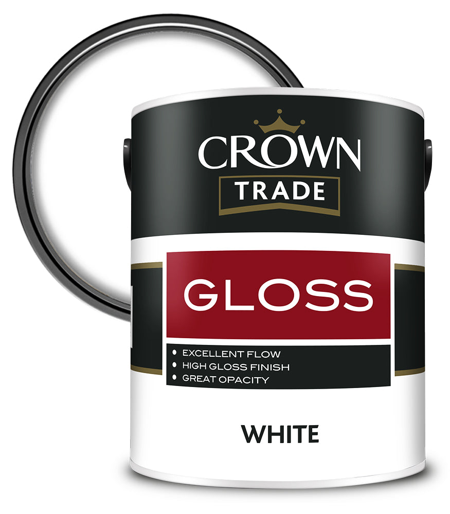 Crown Trade Gloss - White - 5L