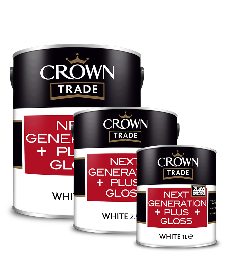 Crown Trade Next Generation Plus Gloss - White