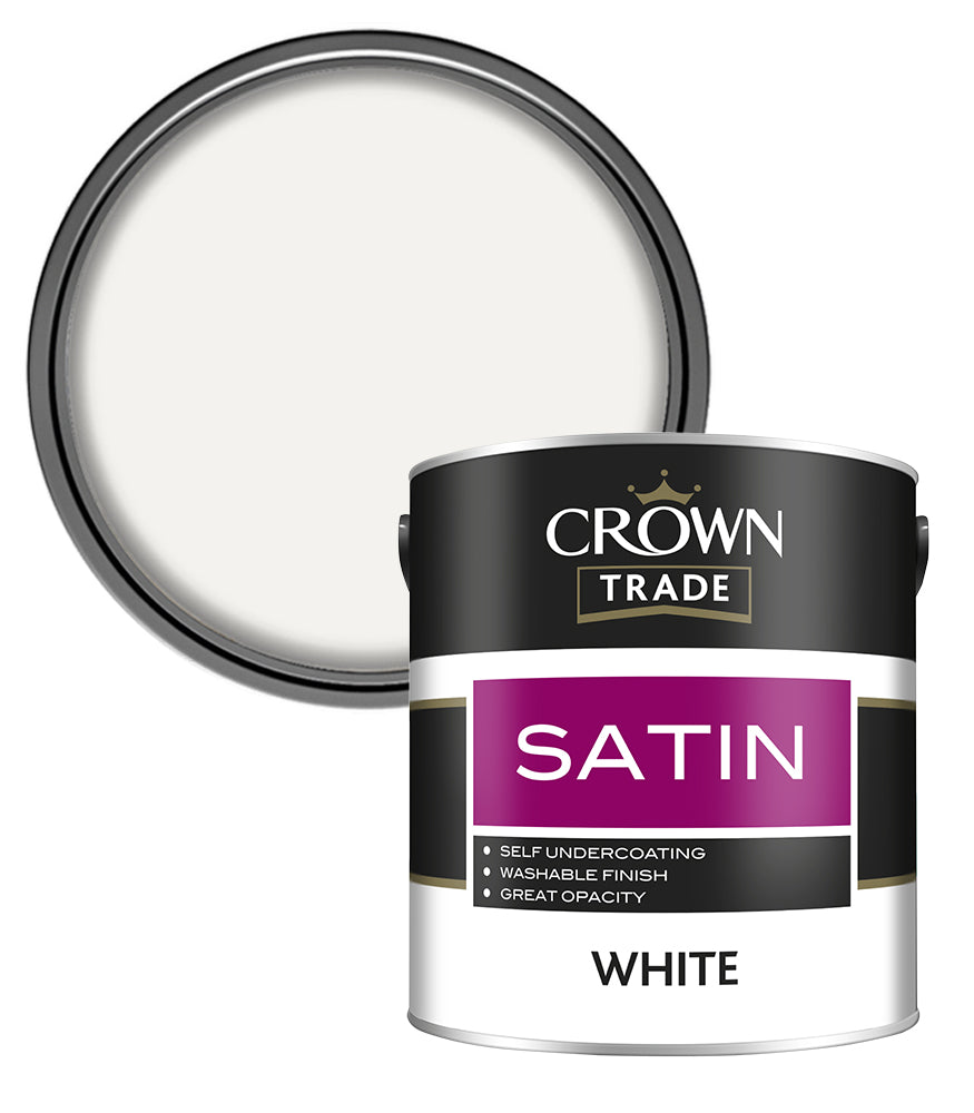 Crown Trade Satin Finish - White - 2.5L