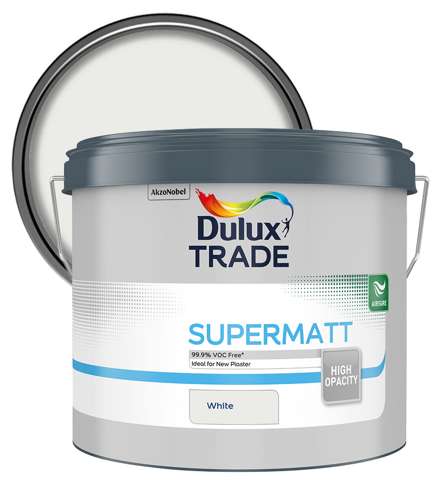 Dulux Trade Supermatt - White - 10L