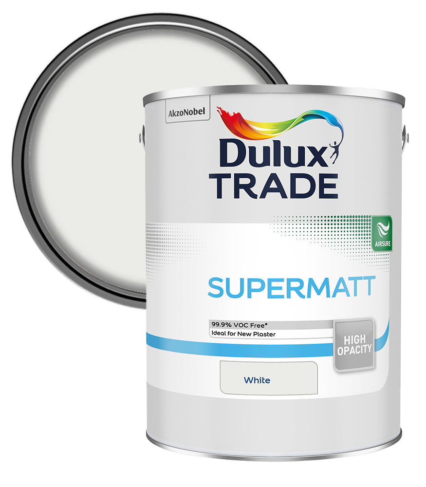 Dulux Trade Supermatt - White - 5L