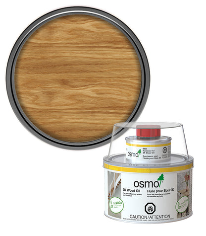 Osmo 2K Wood Oil Matt - Clear - 375ml