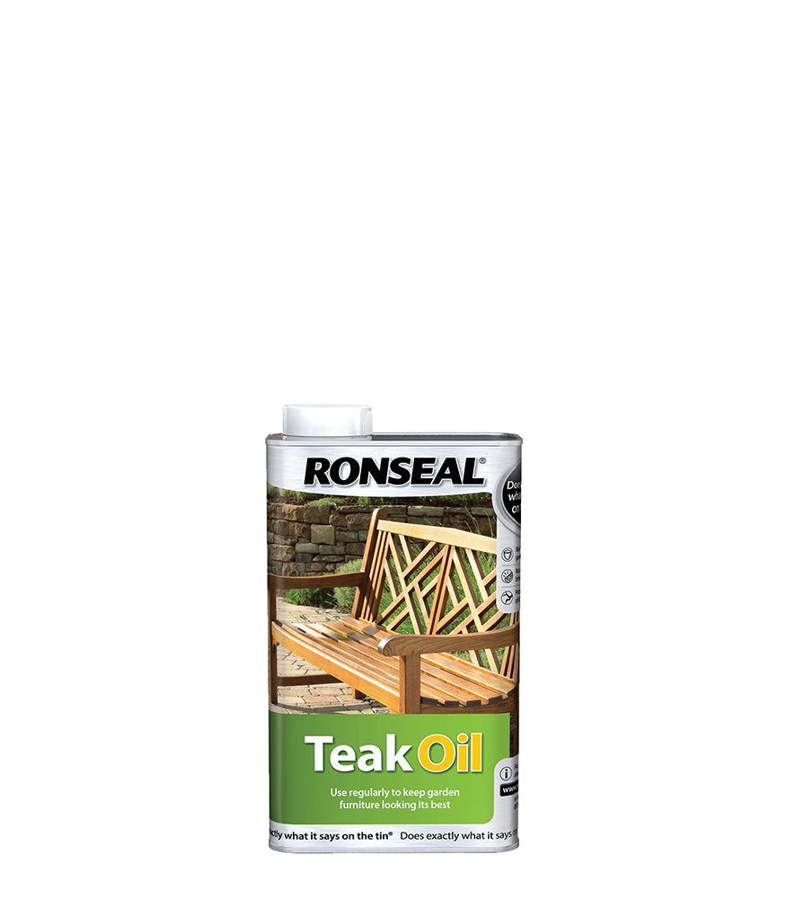 Ronseal Teak Oil Protects Garden Furniture - 1L