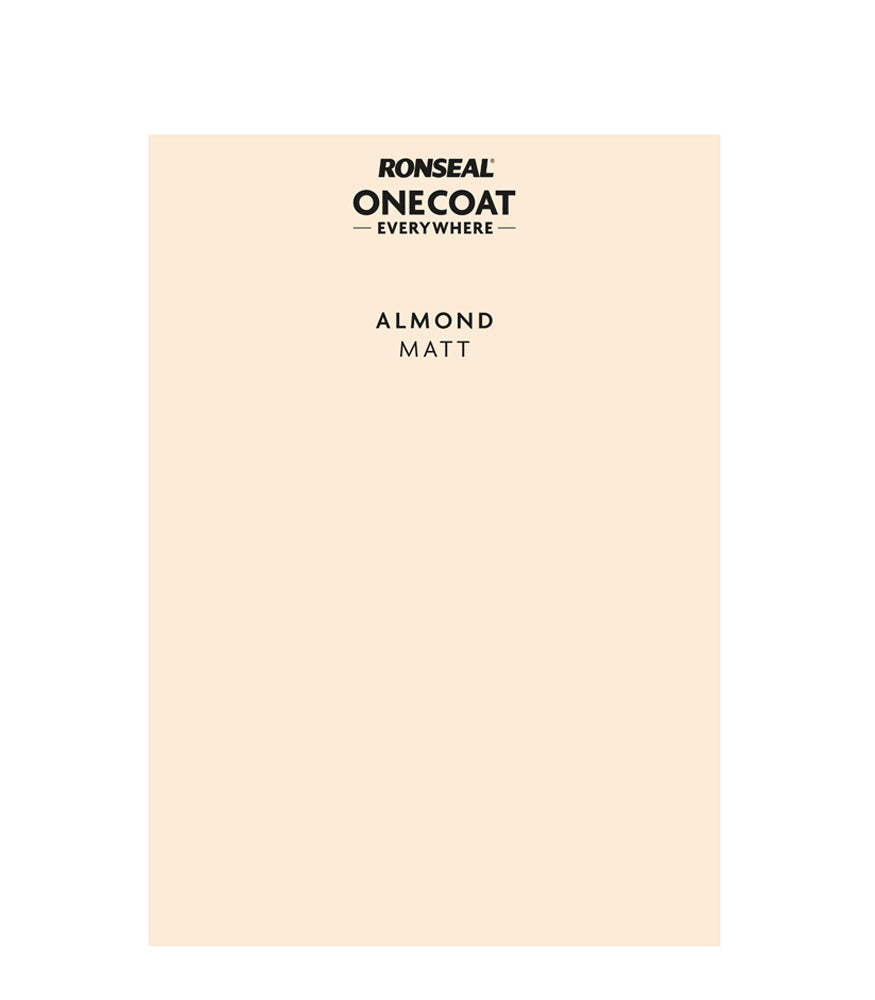 Ronseal One Coat Everywhere - Peel & Stick Tester - Almond