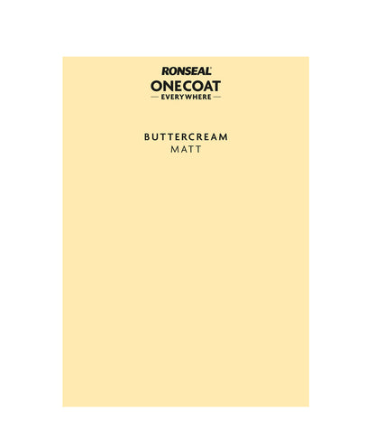 Ronseal One Coat Everywhere - Peel & Stick Tester - Buttercream