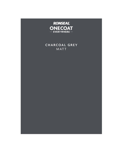 Ronseal One Coat Everywhere - Peel & Stick Tester - Charcoal Grey