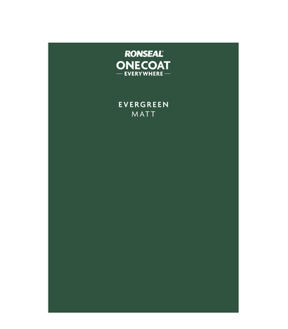 Ronseal One Coat Everywhere - Peel & Stick Tester - Evergreen