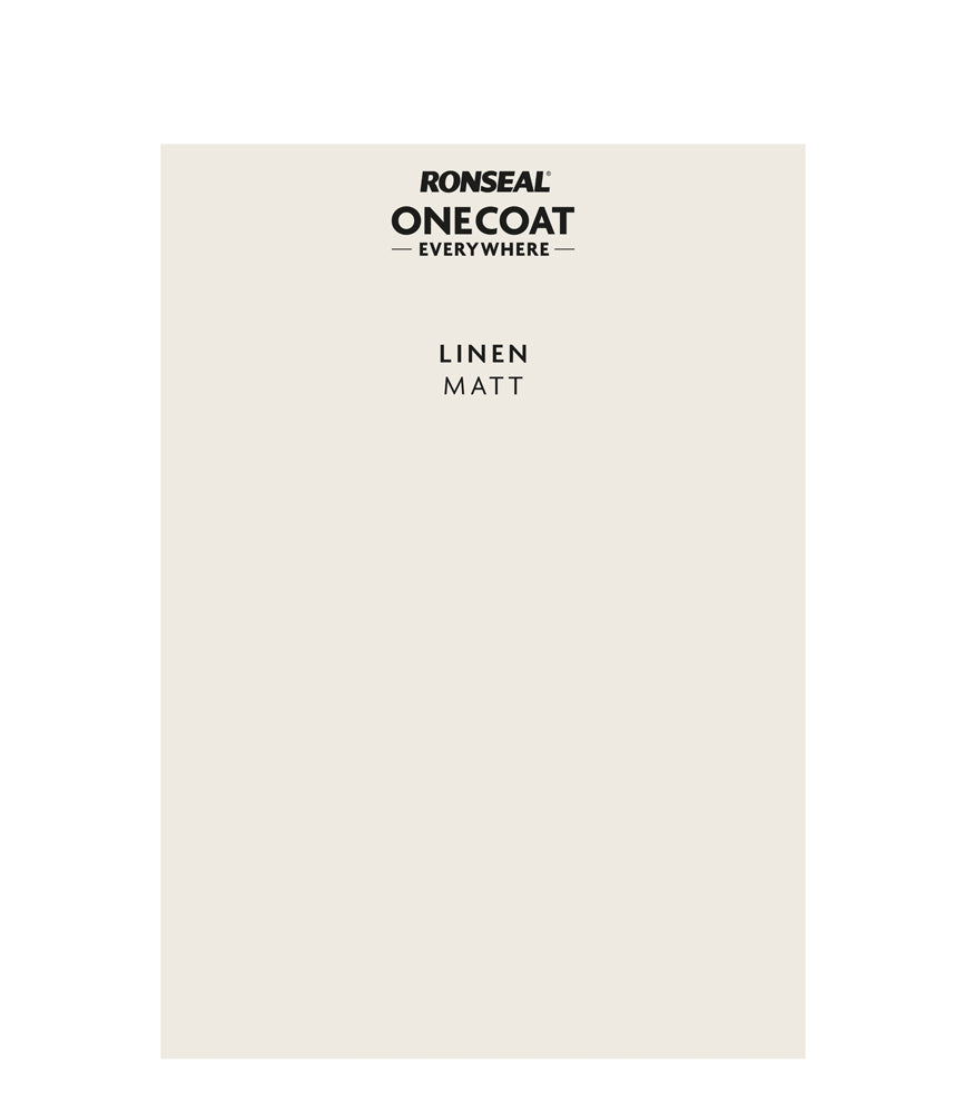 Ronseal One Coat Everywhere - Peel & Stick Tester - Linen