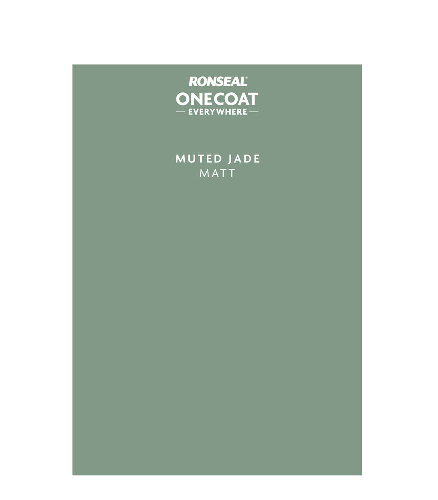 Ronseal One Coat Everywhere - Peel & Stick Tester - Muted Jade