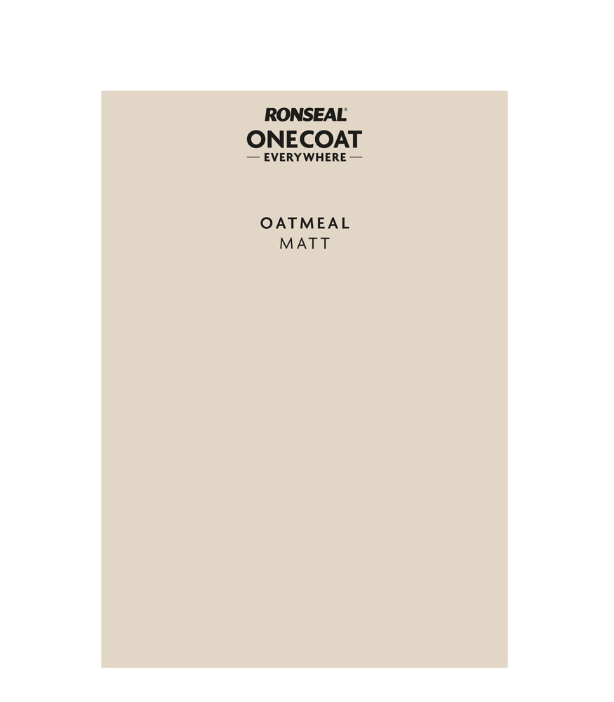 Ronseal One Coat Everywhere - Peel & Stick Tester - Oatmeal