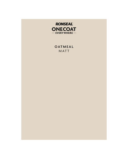Ronseal One Coat Everywhere - Peel & Stick Tester - Oatmeal