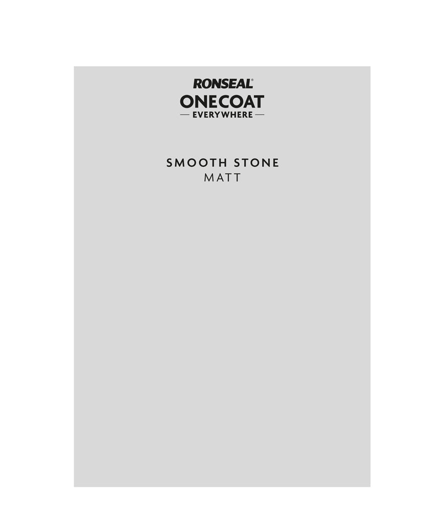 Ronseal One Coat Everywhere - Peel & Stick Tester - Smooth Stone