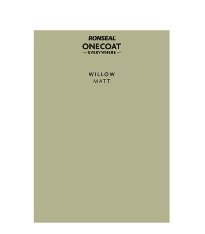 Ronseal One Coat Everywhere - Peel & Stick Tester - Willow