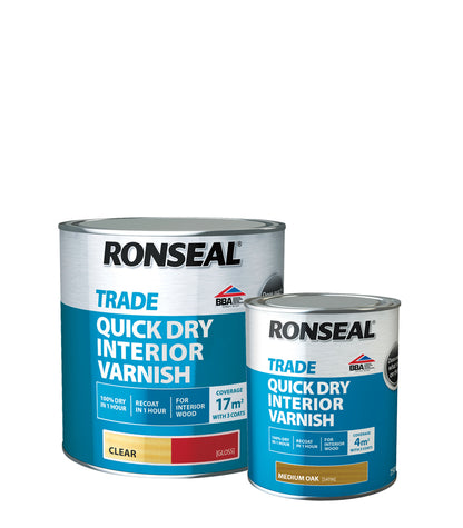 Ronseal Trade Quick Dry Interior Varnish