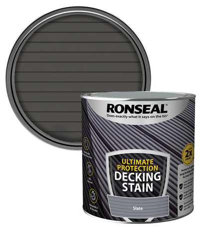 Ronseal Ultimate Decking Stain - 2.5L - Slate