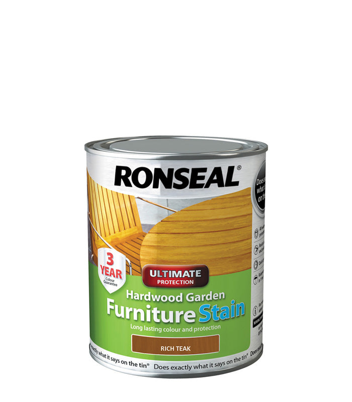 Ronseal Ultimate Protection Hardwood Furniture Stain - 750ml