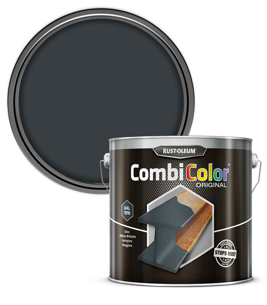Rust-Oleum CombiColor Original - Gloss - Anthracite Grey RAL 7016 - 2.5 Litre