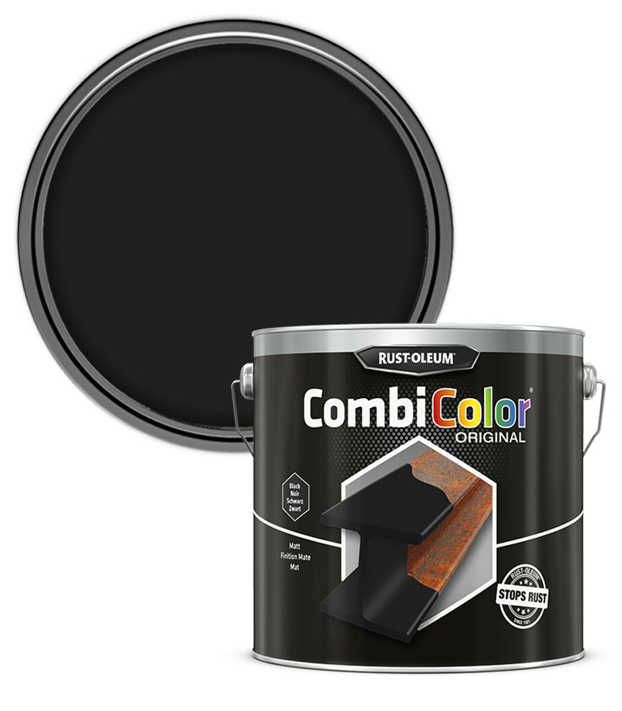 Rust-Oleum CombiColor Original - Matt - Black - 2.5 Litre