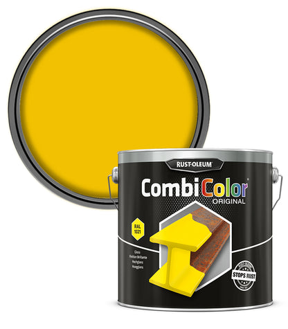 Rust-Oleum CombiColor Original - Gloss - Colza Yellow RAL 1021 - 2.5 Litre
